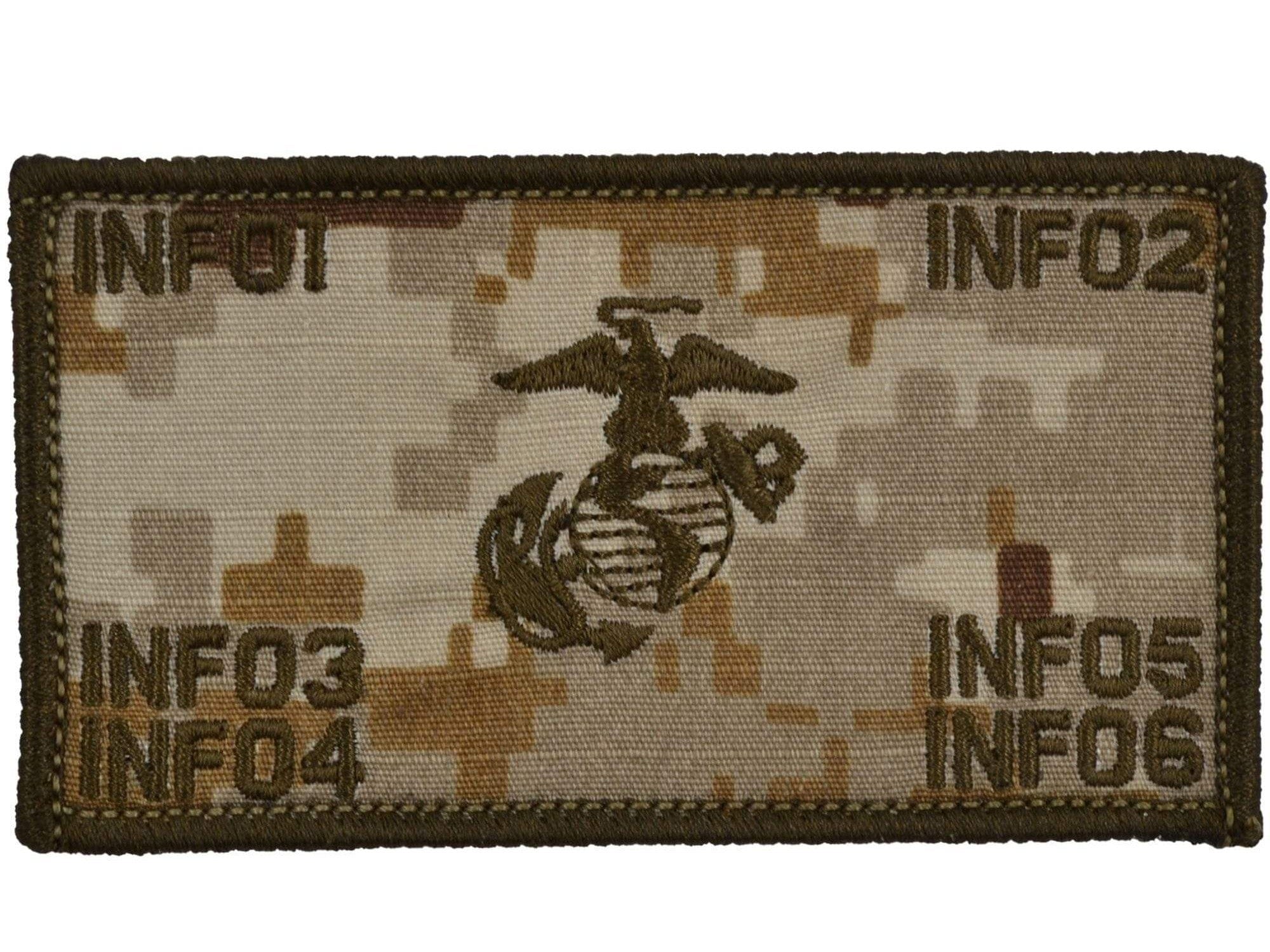 USMC Plate Carrier Flak Patch - Eagle Globe and Anchor Graphic (Open G